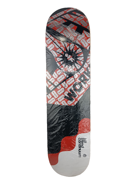 Alien Workshop Kill Trend Continuum Graphic Black Red Silver Size 7.8 Skateboard Deck