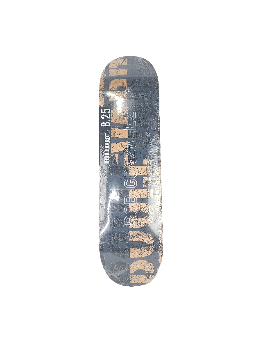 Boulevard Rob Gonzales Grey Tan White 8.25 Vintage NOS Decks