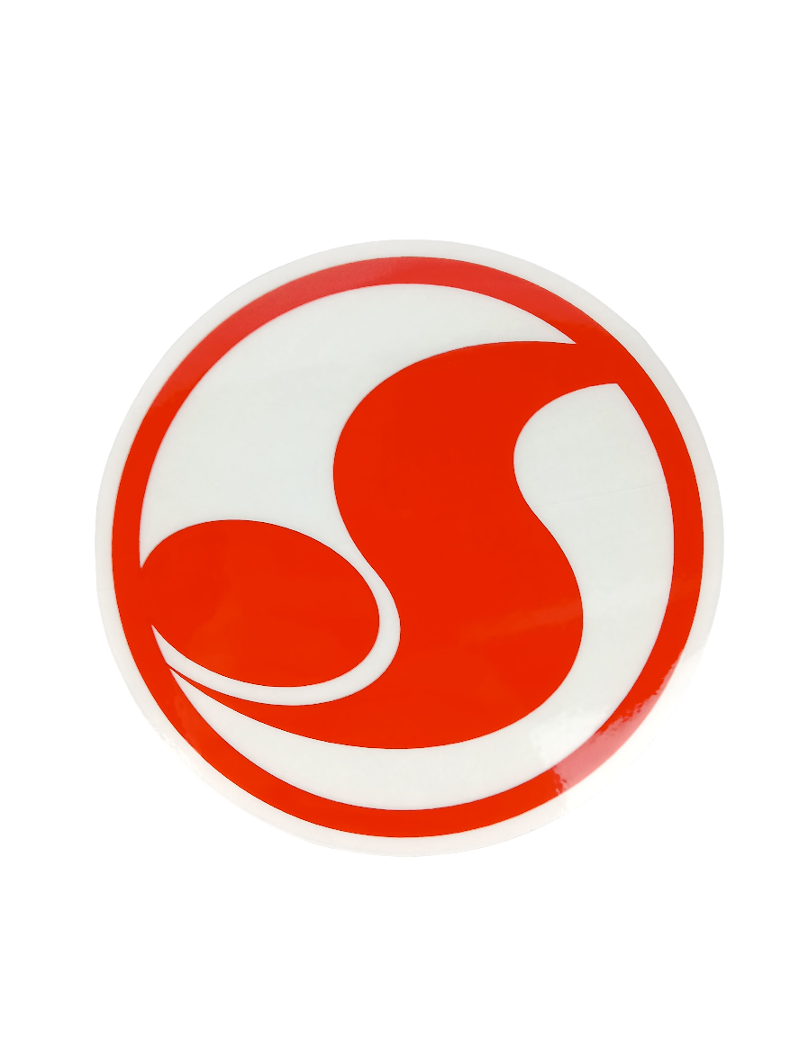 DVS Icon Logo Clear Red 4.3