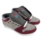 DVS Huf 5 Mid O.I. Keith Hufnagel Grey Maroon Suede - Mighty Size 10 Shoes
