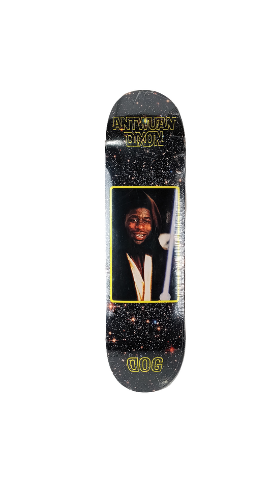 DOG Antwuan Dixon Star Wars Black Yellow White Size 8.3 Vintage NOS Deck