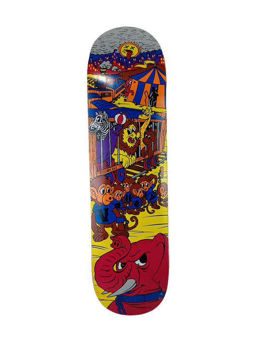 Elephant Skateboards Mike Vallely Circus Multicolor 8.1" Vintage NOS 8.1" Vintage NOS Deck