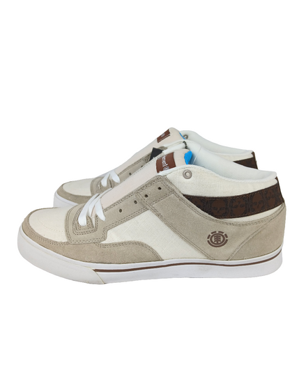 Element Griggs Tan Cream TCR Brown Skulls Print US Mens Size 11 Shoes