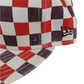 New Era Altamont 59Fifty Red Navy Checkered Size 7 3/8 Vintage Hat
