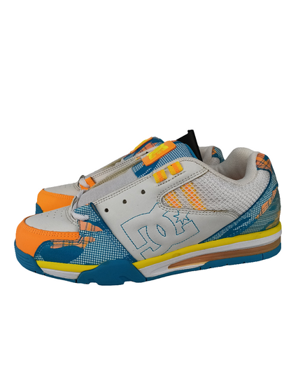 DC Versatile LE White Turquoise Size 9.5 Shoes