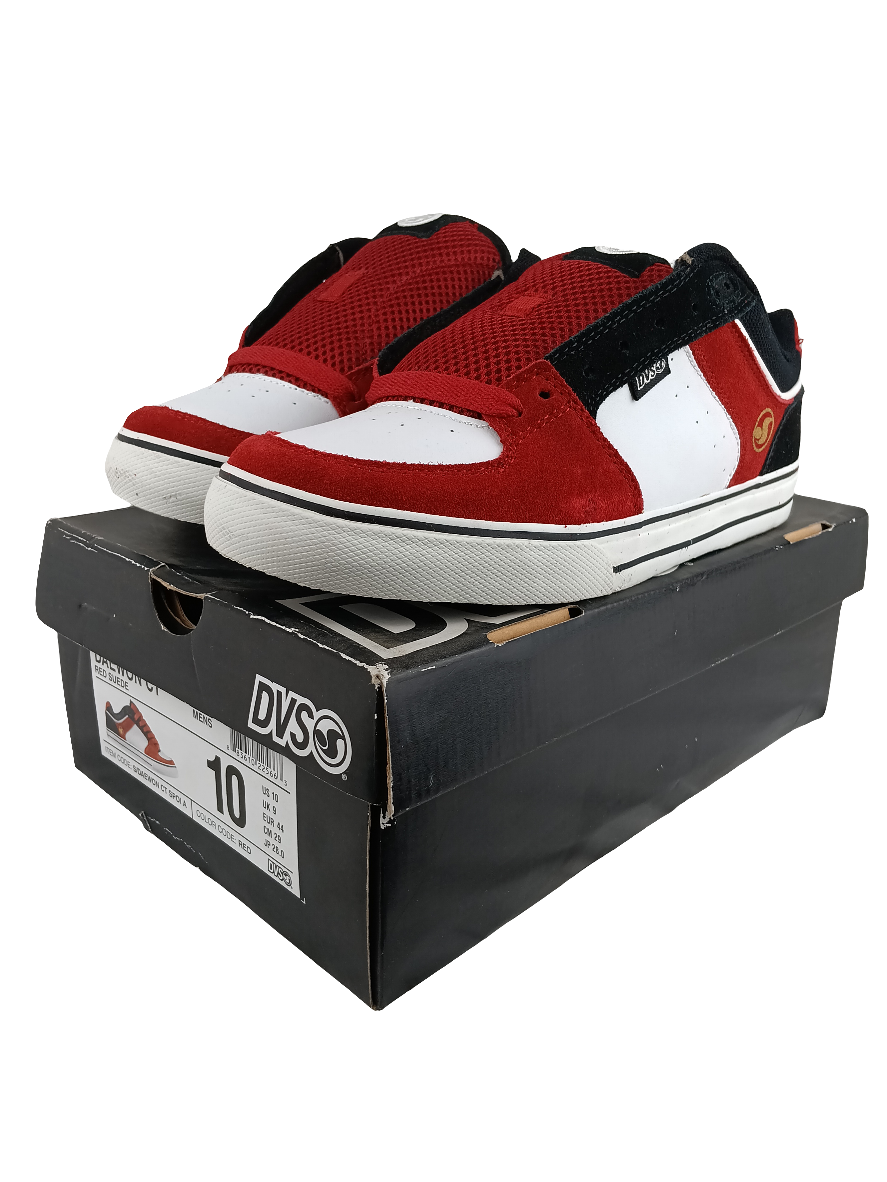 DVS Daewon CT Daewon Song Red Suede Size 10 Shoes