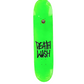 Deathwish Lizard King Spray Lime Green With Black And White Letters Size 7.75" Vintage NOS Deck