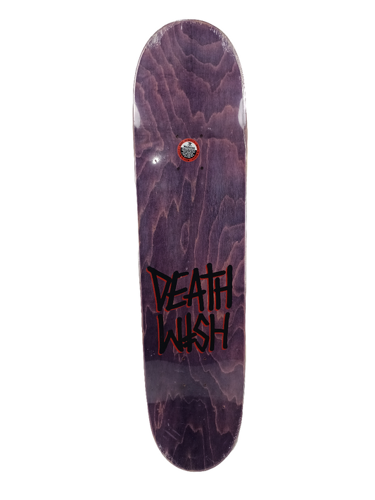 Deathwish Jim Greco Hammer Army Graphic Silver Black Red Size 7.75 Skateboard Deck