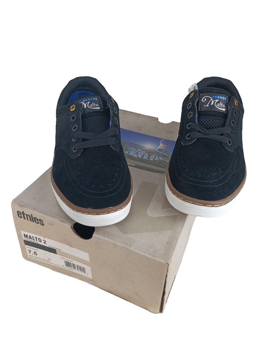 Etnies Malto 2 Sean Malto Black Gum Size 7.5 Shoes