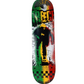 Pocket Pistols Chuck Treece McRad Rasta Colors Size 8.25 Skateboard Deck