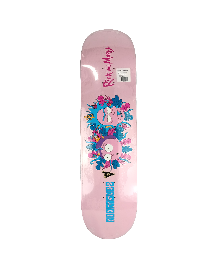 Primitive Paul Rodriguez Rick And Morty Shrooms Pink 8.5 Vintage NOS Deck