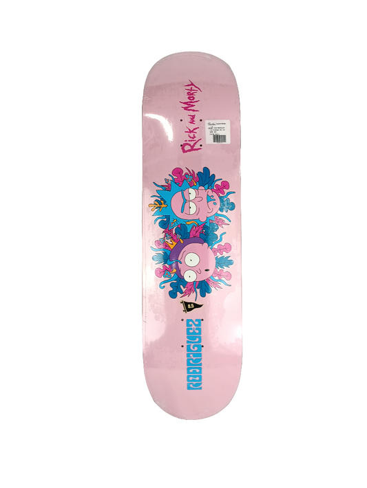Primitive Paul Rodriguez Rick And Morty Shrooms Pink 8.5 Vintage NOS Deck