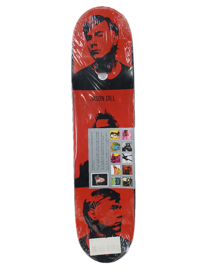 Alien Workshop Jason Dill Andy Warhol Red Black Size 8.2" Skateboard Deck