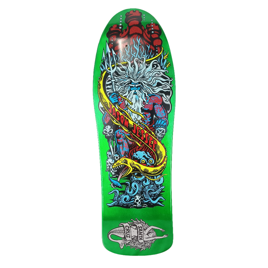 Santa Cruz Jason Jessee Poseidon Emerald Green 10.2" Deck 2017 Reissue