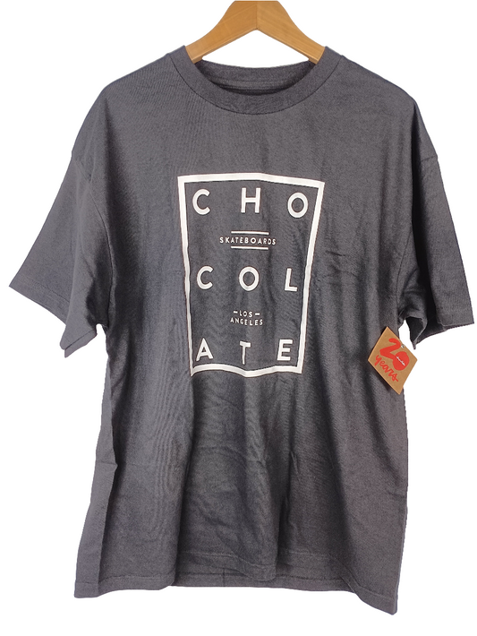 Chocolate Chocolate Skateboards 20 Years Los Angeles CSLA Standard Black White Size XL S/s Shirt