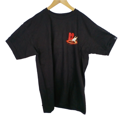 Plan-B Hunted Hunter Bear Black Red Orange Mens Size Large S/s Vintage Shirt