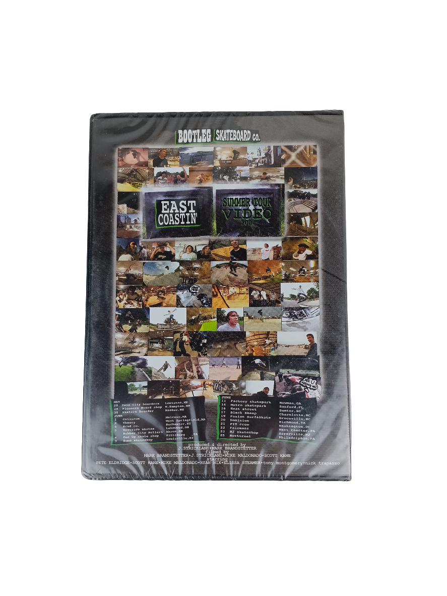 Bootleg Skateboard Co. East Coastin' Summer Tour Video 2004 Sealed DVD Video