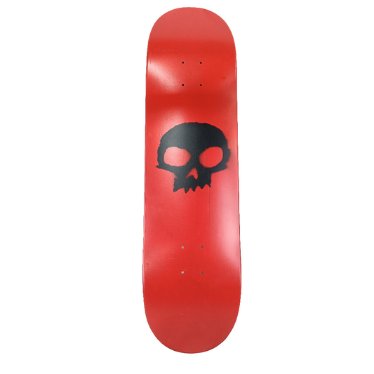 Zero Custom Skull Spray Red Black Size 8.5" X 32.2" Medium Concave Vintage NOS Deck