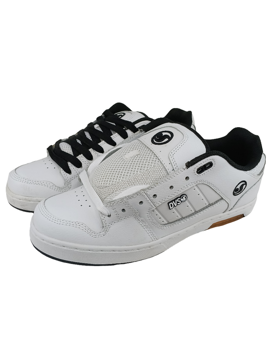 DVS Modem White Leather Size 9.5 Shoes