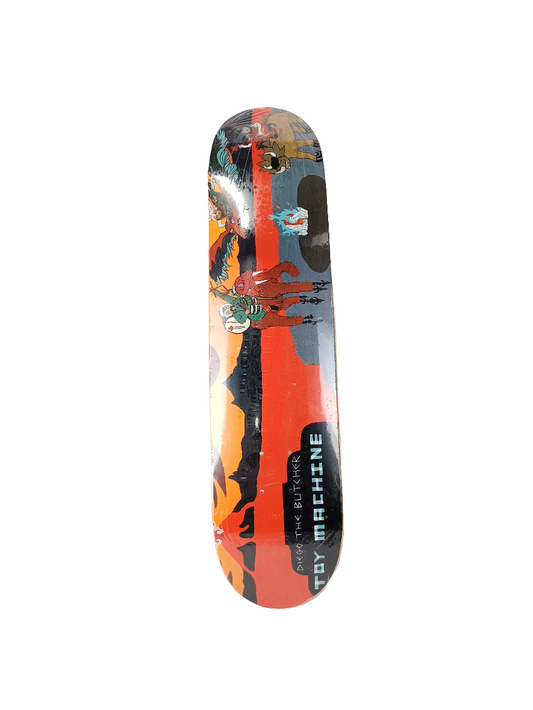 Toy Machine Diego Bucchieri Genghis Khan Red Black Grey Multicolor Size 7.8 Vintage NOS Deck