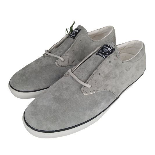 Diamond Lo-Cut Light Gray Suede US Mens Size 11 Shoes