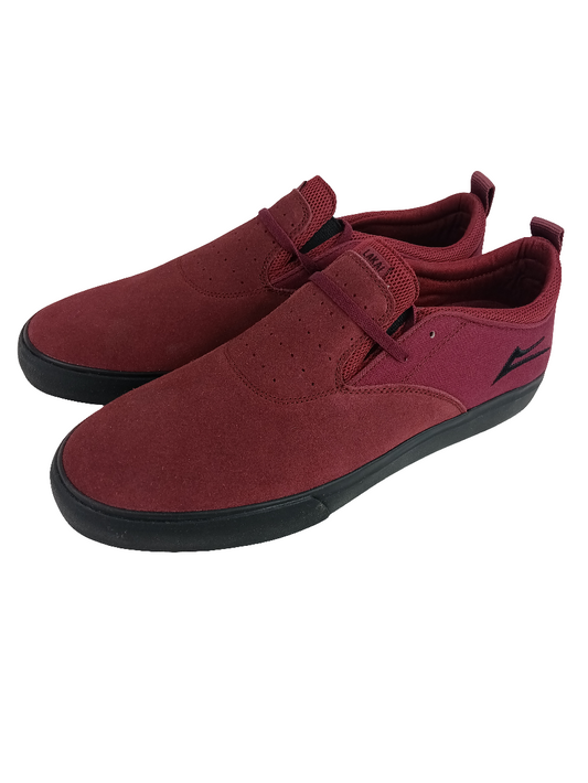 Lakai Riley 2 Riley Hawk Burgundy Black Suede Size 11 Shoes BUBKS