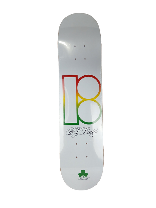 Plan-B P.J. Ladd White Rasta Color B Size 7.5" Vintage NOS Deck