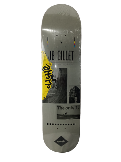 Cliché JB Gillet Photography Grey Black Size 7.9" Vintage NOS Deck