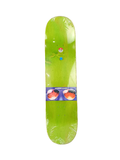 Hockey Beach Andrew Allen White Black Multi Size 8.25" Vintage NOS Deck