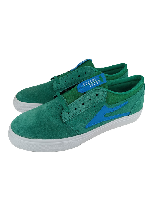 Lakai Griffin Green Blue Suede Size 10 Shoes