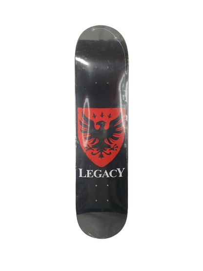 Legacy Team Bird Black White Red Size 7.625" Vintage NOS Deck