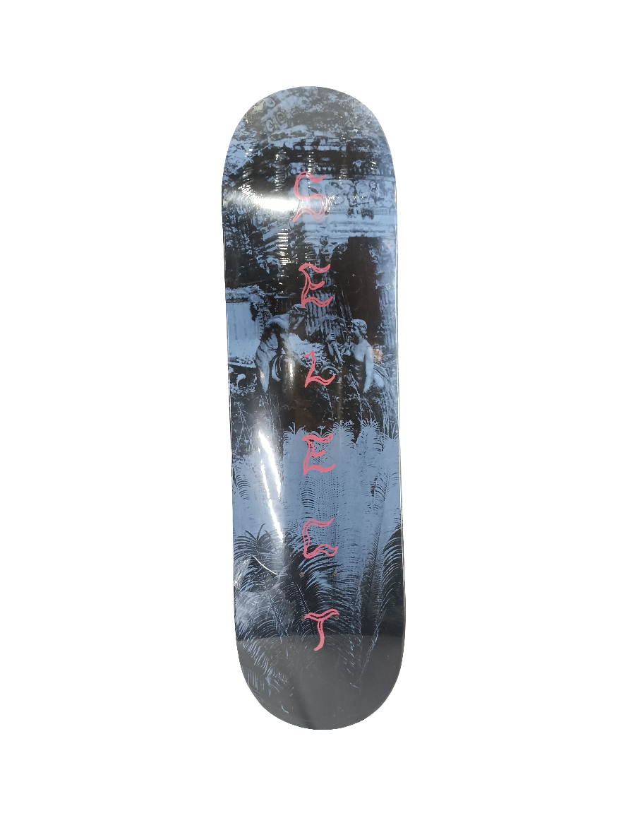 Select Statues Graphic Black Grey Pink Size 8.3 Skateboard Deck