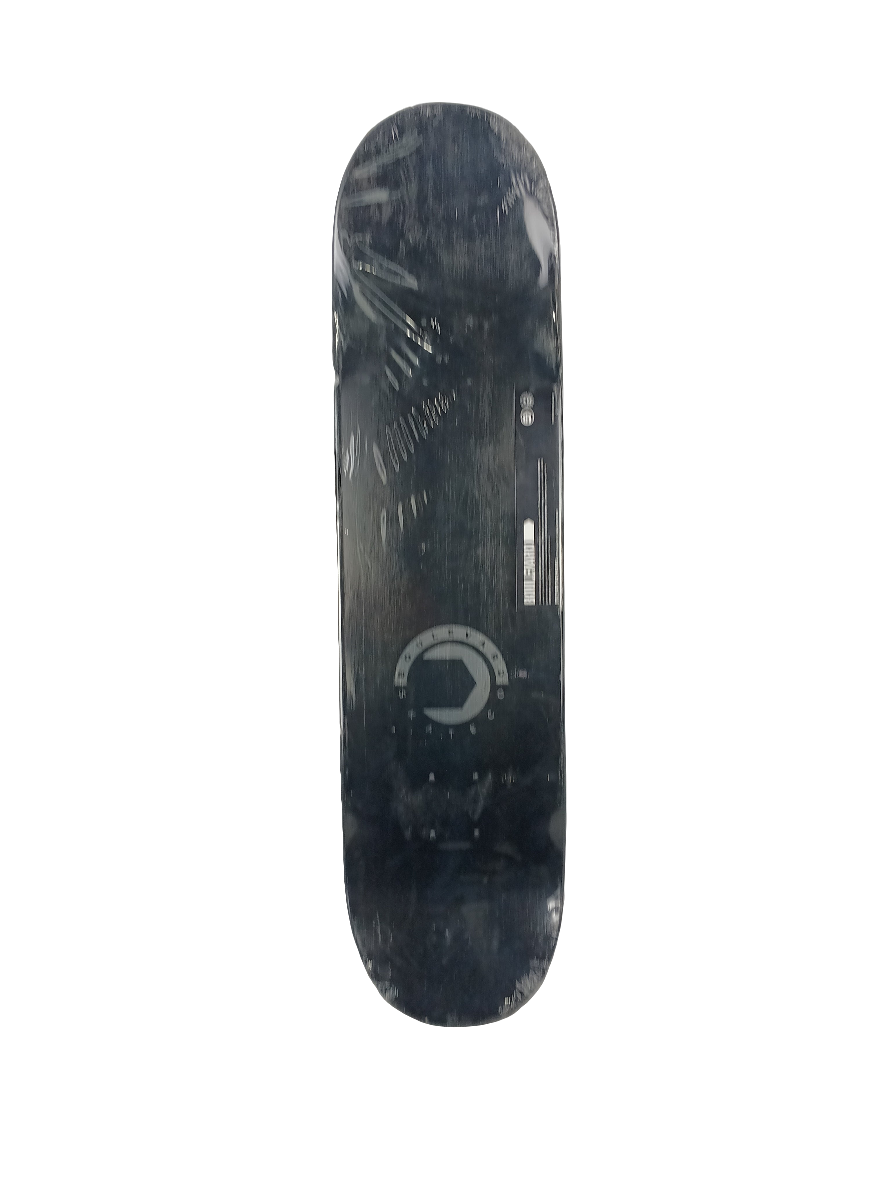 Boulevard Team Text Black Blue Silver Size 8.25" Vintage NOS Deck