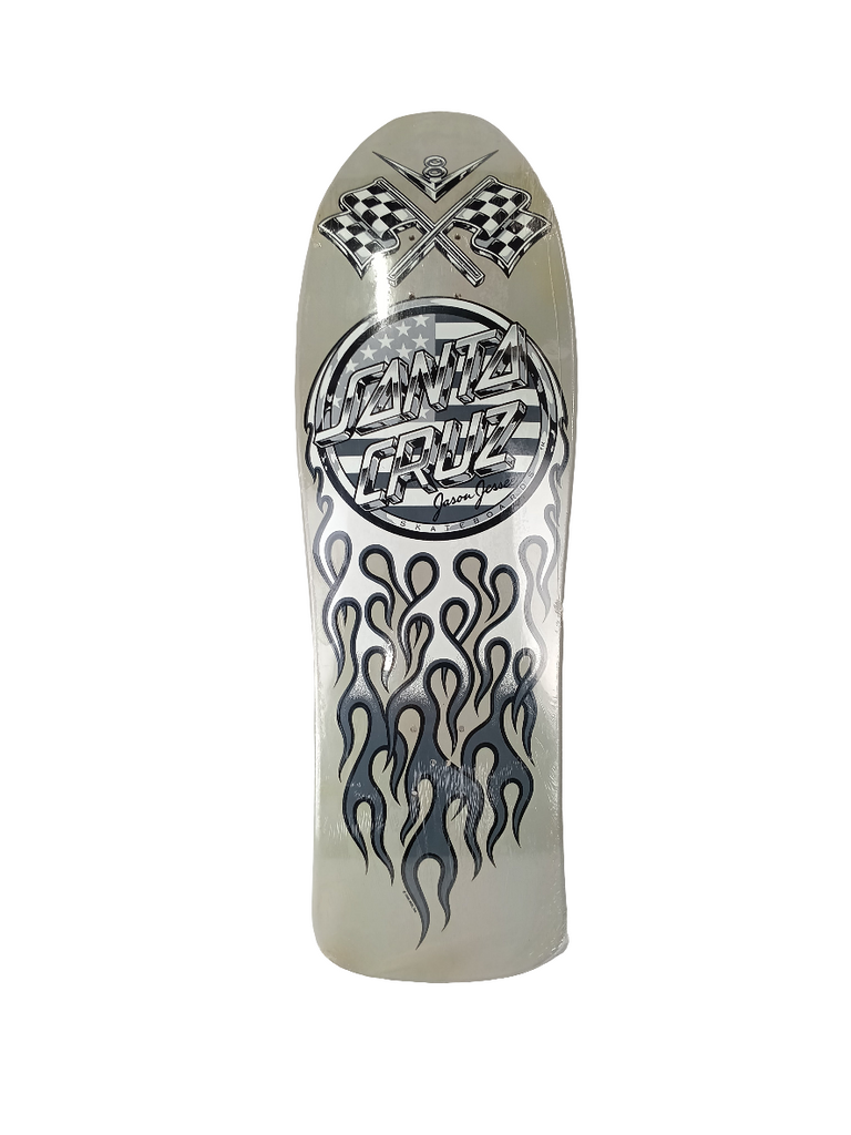Santa Cruz Jason Jessee Dust To Dust Hotrod V8 Grey Black White Santa Cruz Jason Jessee Dust To Dust Hotrod V8 Grey Black White