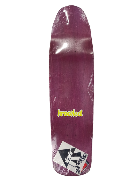 Krooked Mark Gonzales Family Affair Purple Blue Multicolor Size 9.0" Vintage NOS Deck