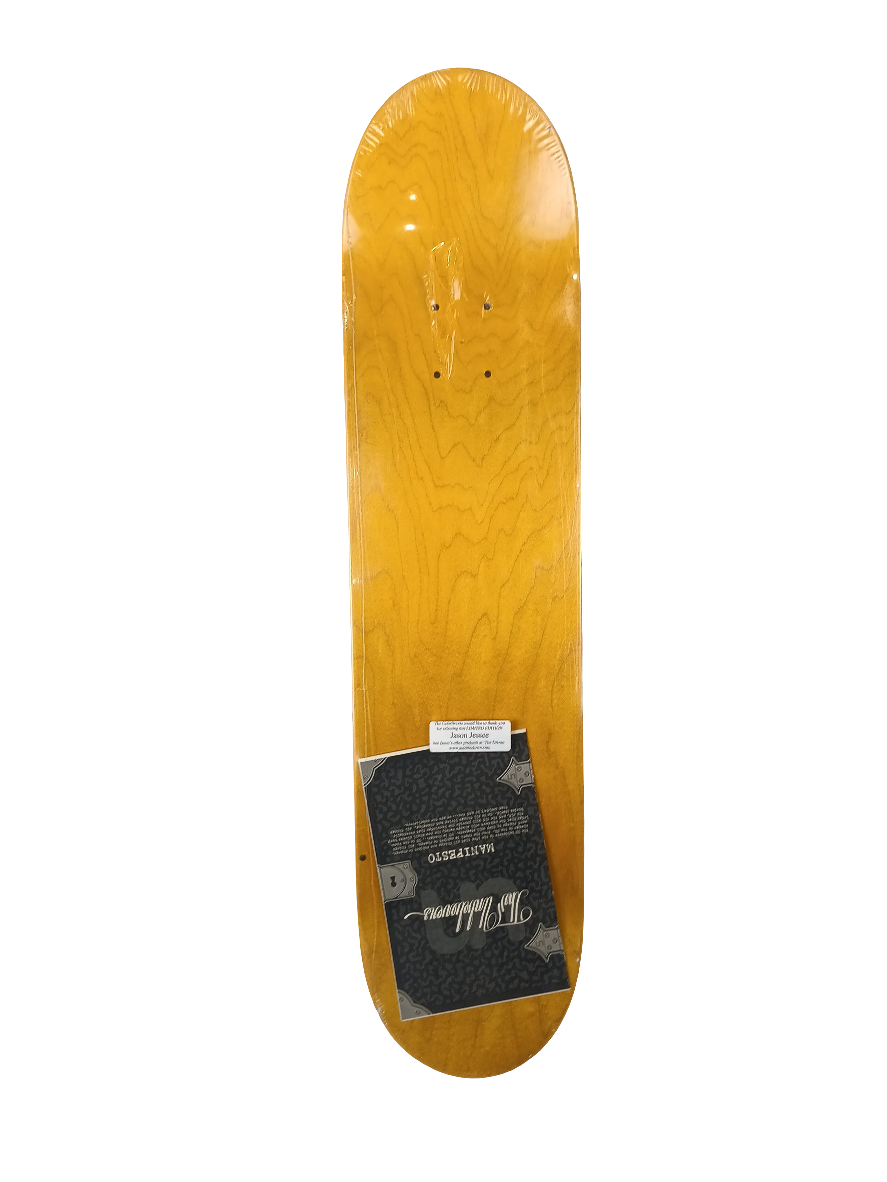 Jason Jessee The Unbelievers Mermaid Blue Yellow Black Size 7.625" Vintage NOS Deck Includes Limited Edition Banner