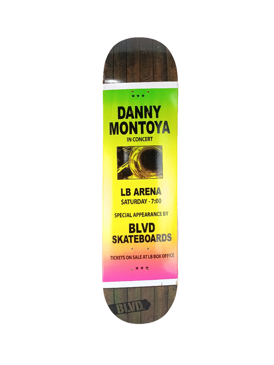 Boulevard Danny Montoya In Concert LB Arena Multicolor Size 8.0 Vintage NOS Deck