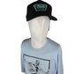 Brixton Brxtn Company Black Teal Silver Snapback Hat