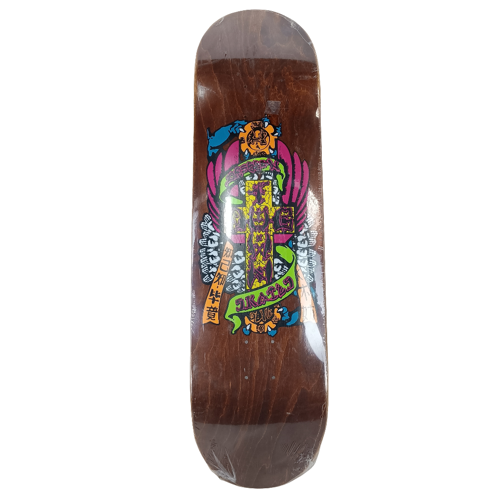 Dogtown Skates Eric Dressen Prosicle Cross Brown Woodgrain Green Pink Size 8.625" Vintage NOS Deck