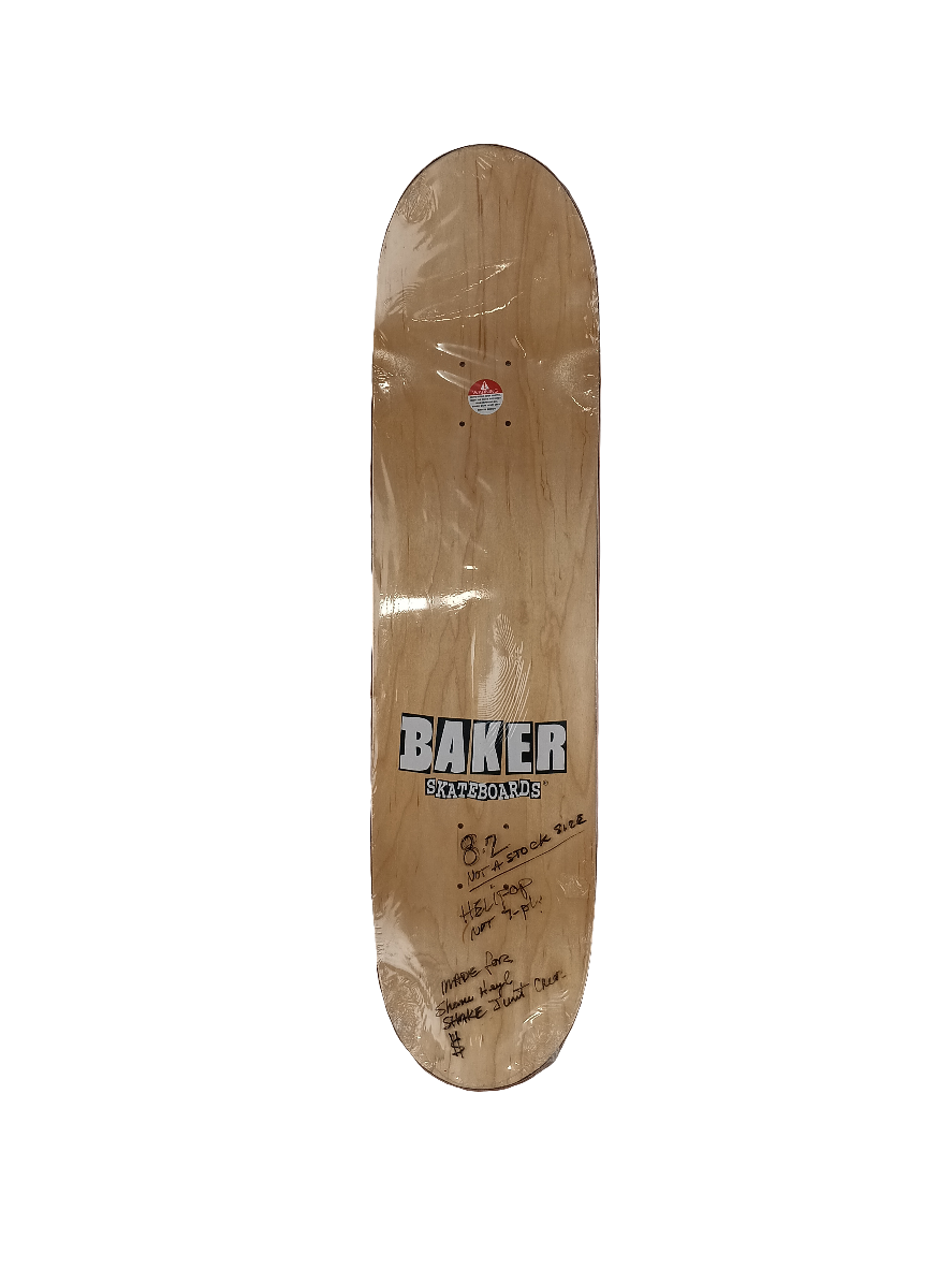 Baker Team Classic Red Custom Size 8.2 Helipop Sample Deck