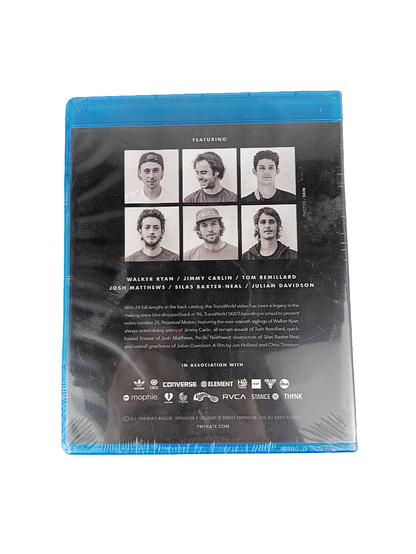 Transworld Skateboarding Perpetual Motion Video #25 2013 Sealed Blu-Ray Disc Video