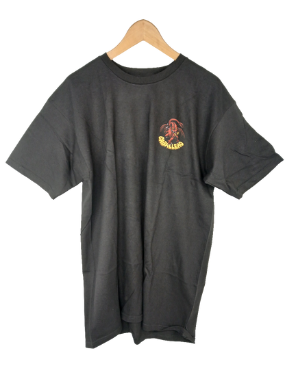 Powell Peralta Steve Caballero Cab Dragon II Black Red Orange Mens Size Large S/s Shirt