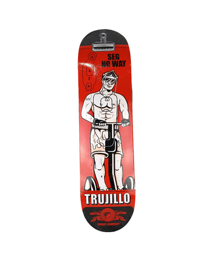 Anti-Hero Tony Trujillo Seg No Way Red Black White Pre-Gripped Size 8.4 Vintage NOS Deck