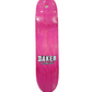 Baker Terry Kennedy Artsy Fartsy Series King Of Fools Purple Black White Size 7.9" Vintage NOS Deck