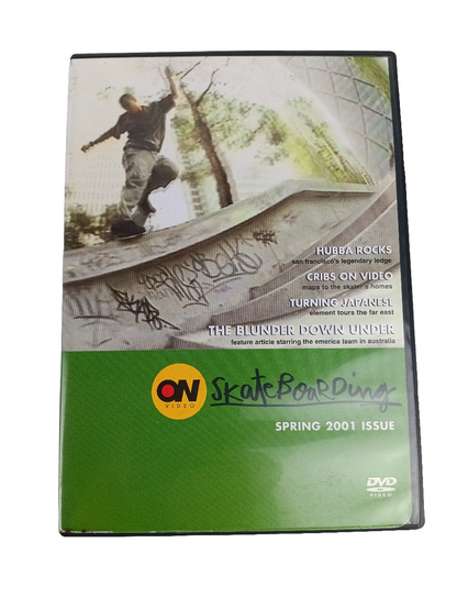 On Skateboarding Spring 2001 Issue Sealed DVD Video