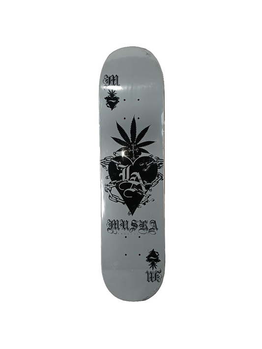 (Copy) Shortys Chad Muska LA Graphic White Black Size 7.75" Skateboard Deck