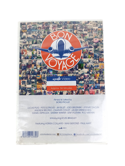 Cliché Skateboards Bon Voyage 2013 Sealed DVD Video