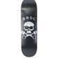 Black Rebel Skateboard Club B.R.S.C. Cheetah Print Black White Skull Size 8.5 Vintage NOS Deck