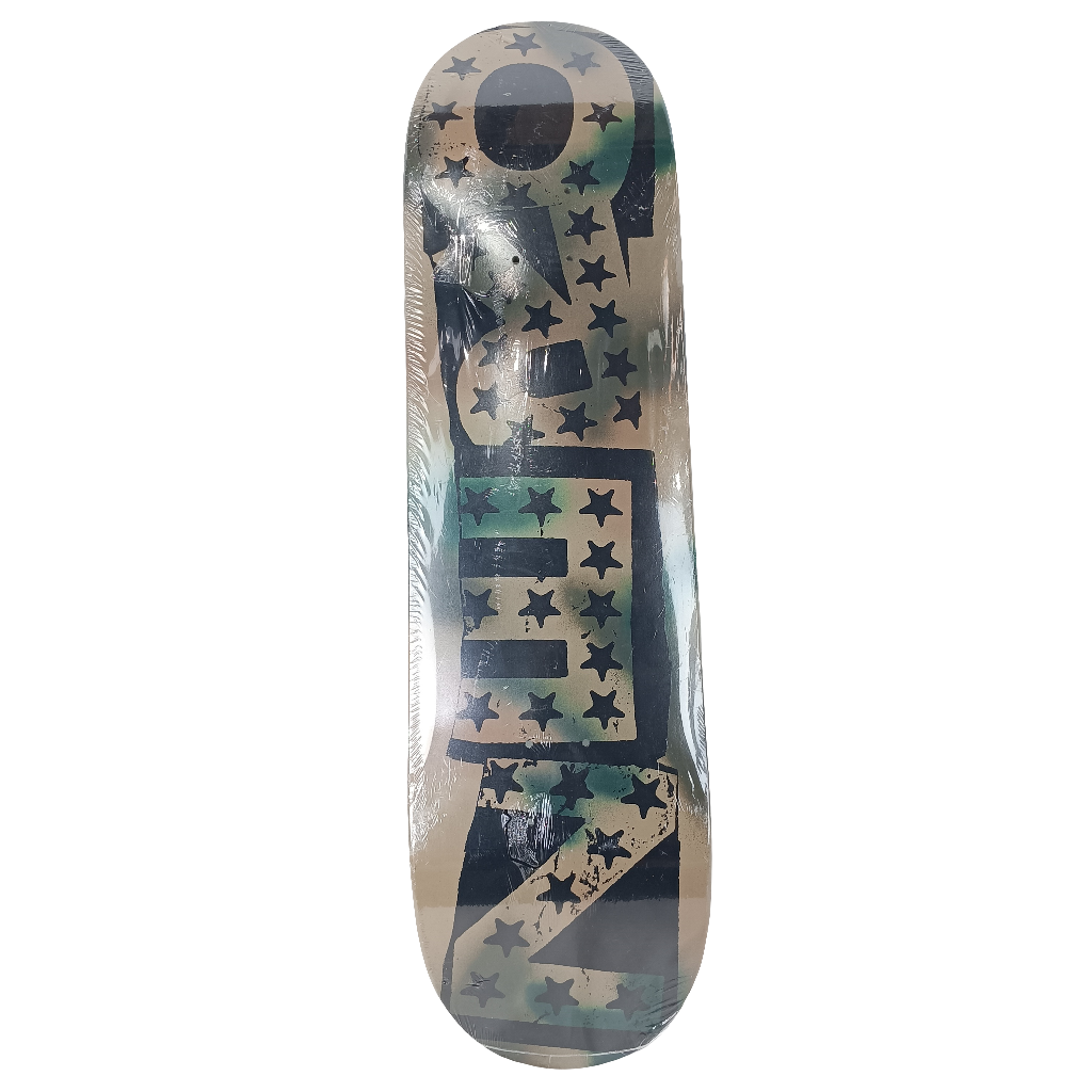 Zero Star Letters Camo Pain Splotch Size 8.5" Skateboard Deck