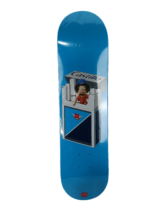 Chocolate Daniel Castillo Cigarette Pack Graphic Blue Size 7.75 Skateboard Deck